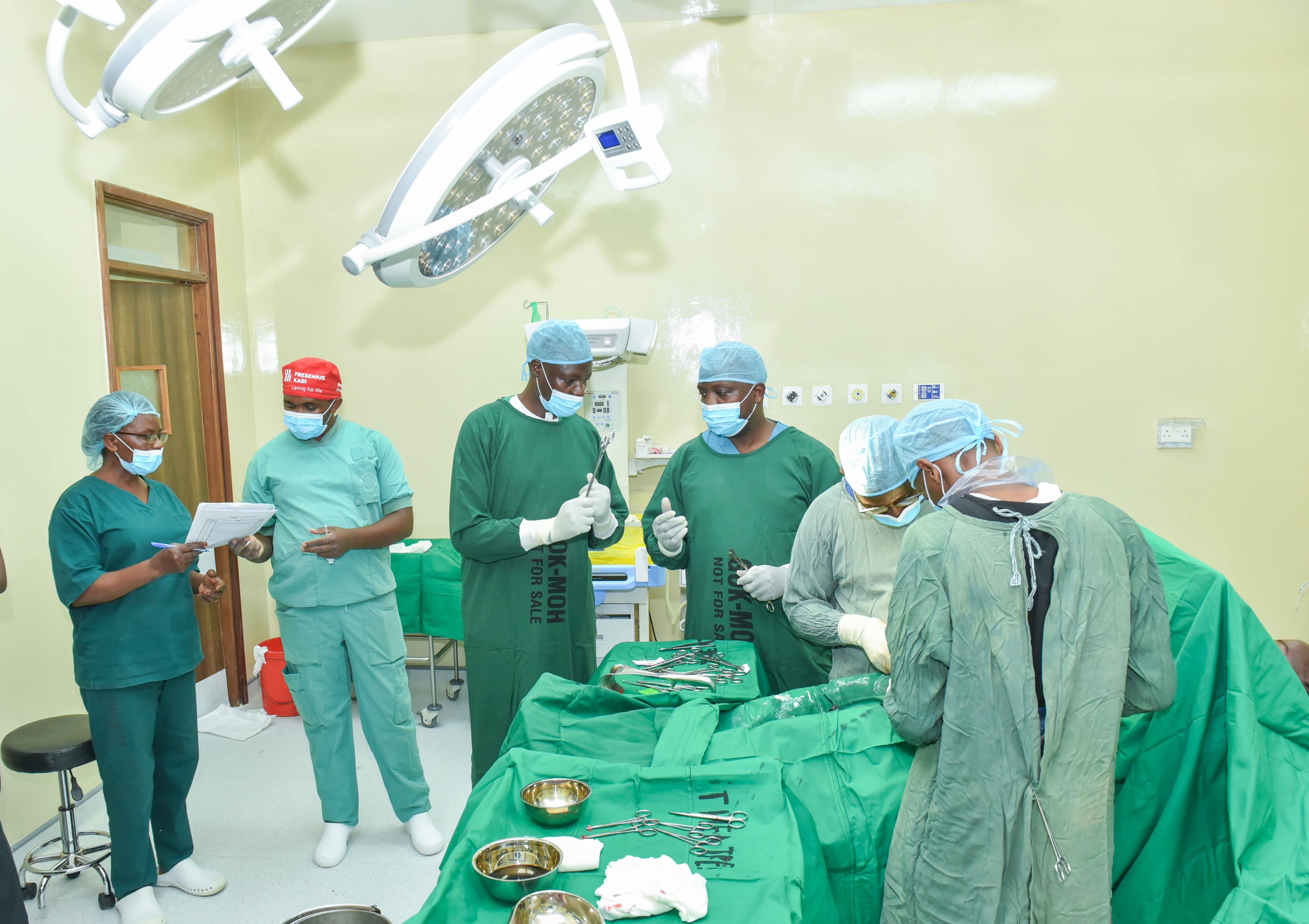 First Spinal Surgery Performed at Kerugoya County Referral Hospital